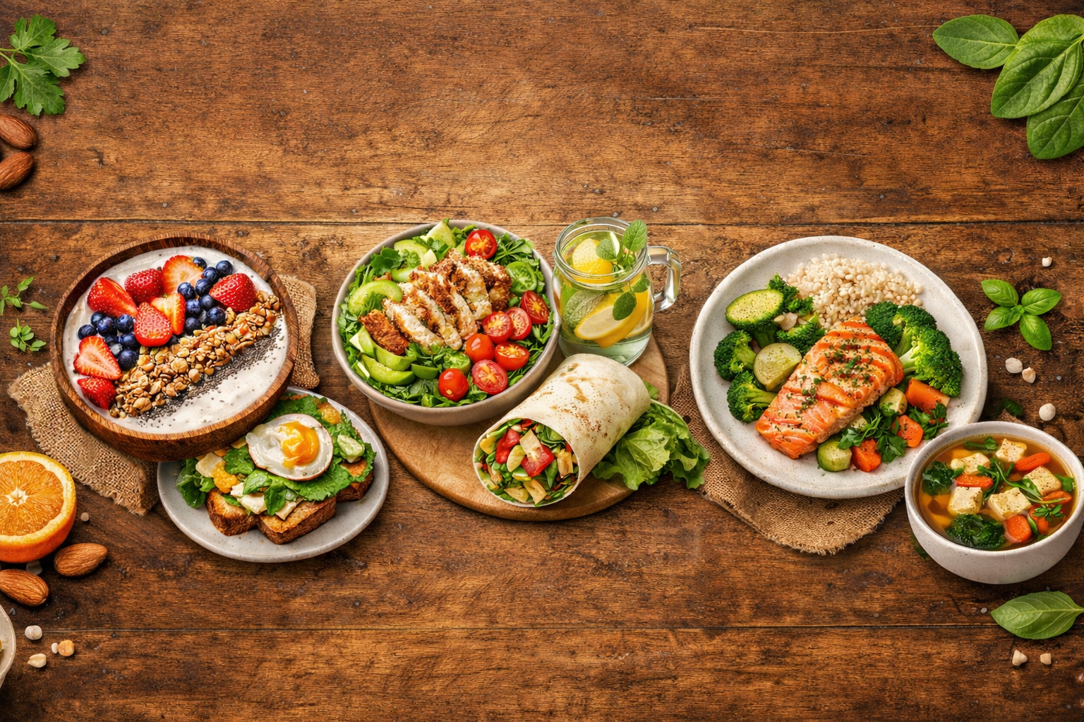 Delicious Best Diet Meals for a Balanced Day