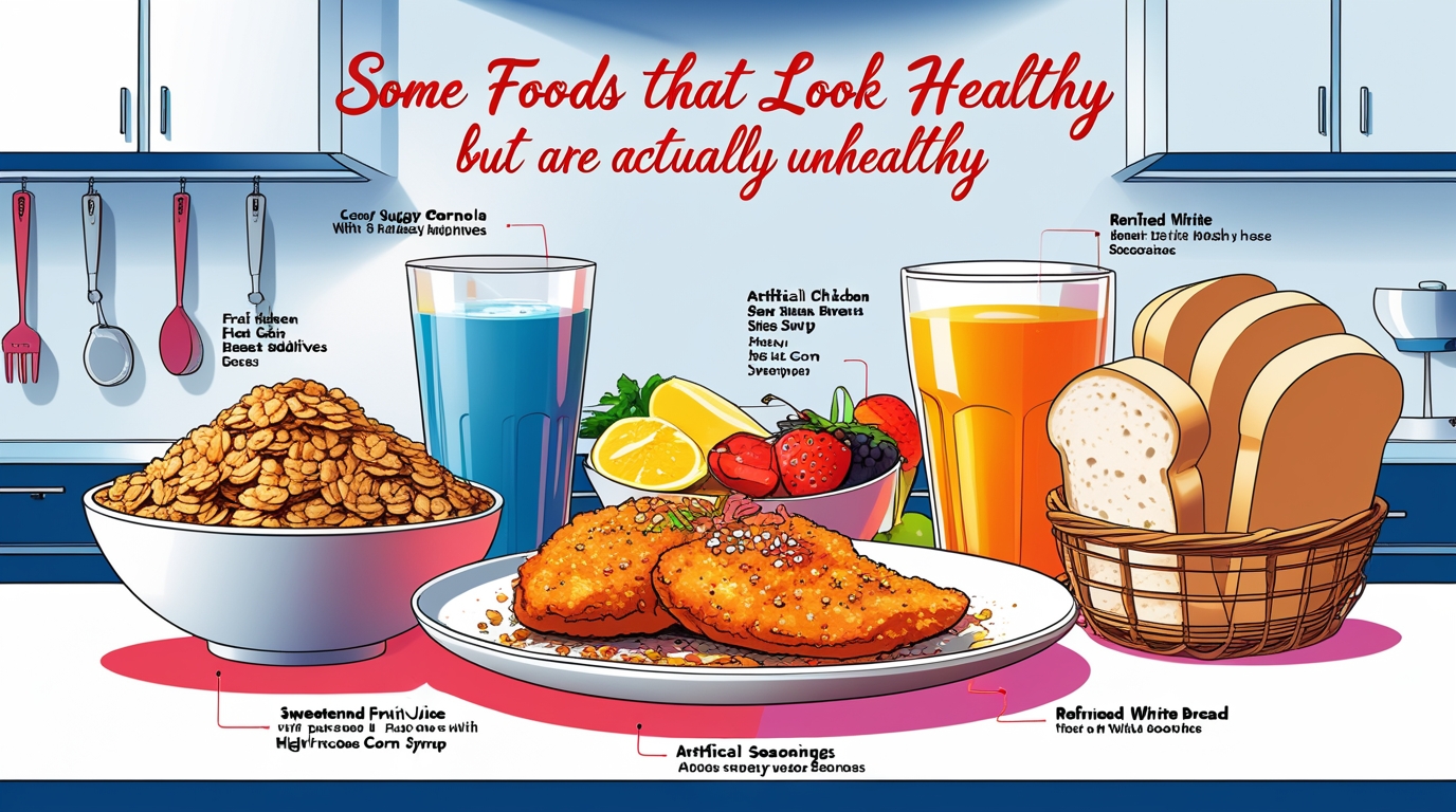 Some Foods That Look Healthy But Are Actually Unhealthy