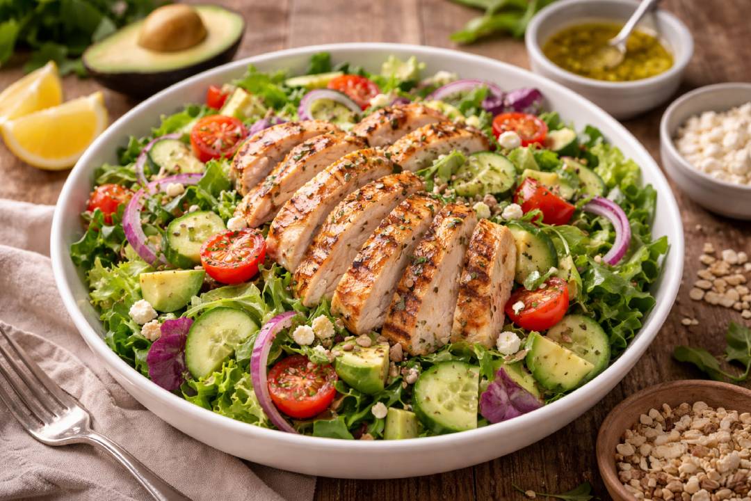 Healthy Chicken Salad Recipe: Low-Calorie and Refreshing
