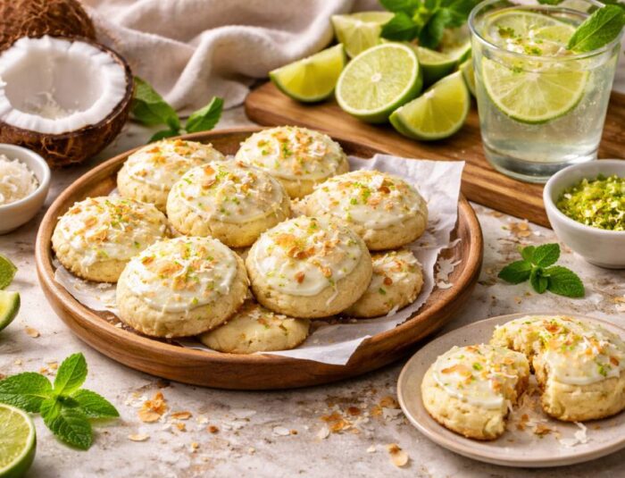 Refreshing Lime Coconut Cookies for a Healthy Snack