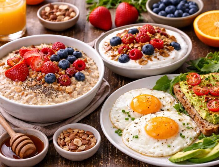 Simple Healthy Breakfast Ideas: Oatmeal, Berries, and Eggs