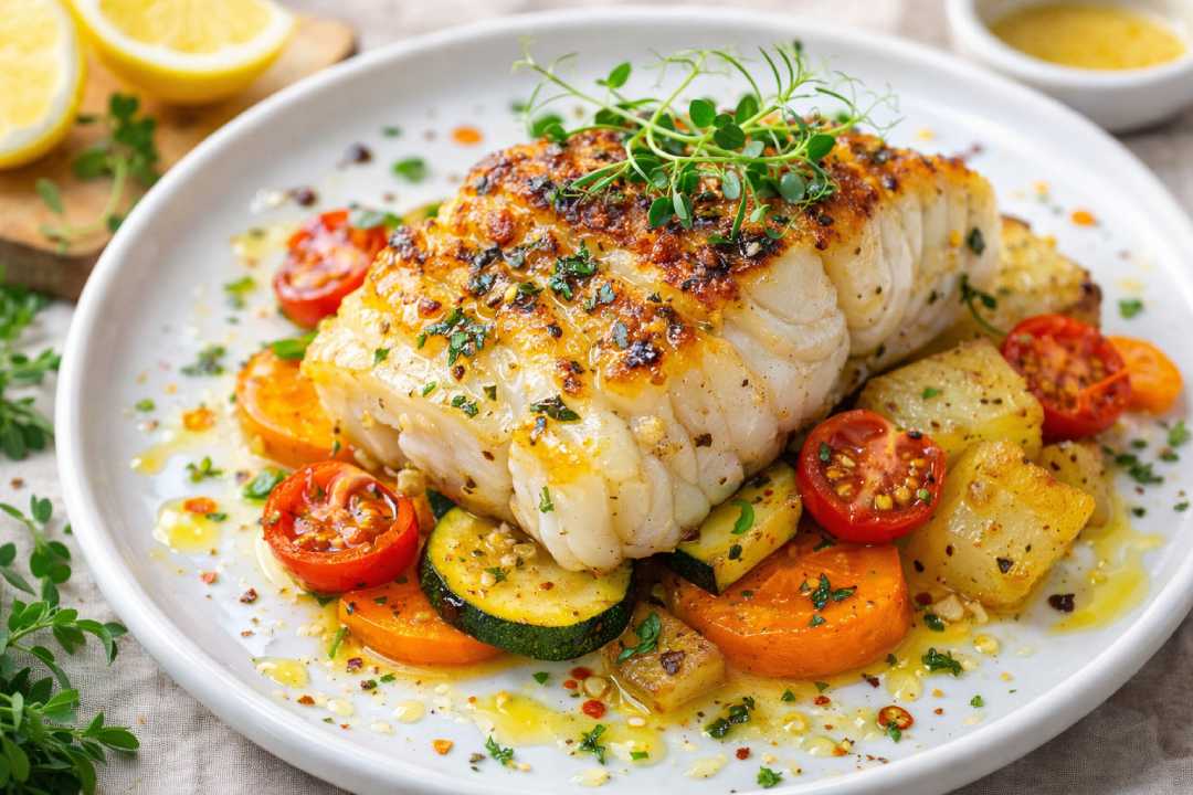 Baked Cod with Herbs, A Light and Flavorful Seafood Favorite