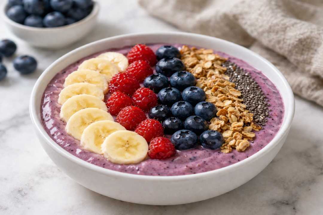 Sugar-Free Smoothie Bowl: A Healthy, Low-Calorie Dessert That’s Still Delicious