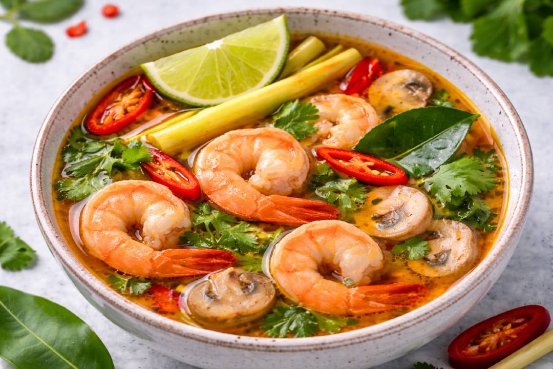 Tom Yum Soup Recipe: Thailand’s Healthy Spicy Dish Under 300 Calories