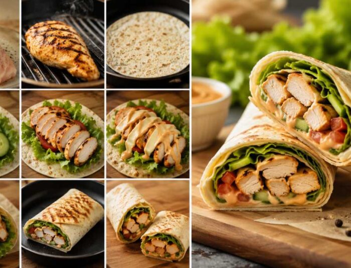 Chicken Wraps Have Become a Favorite Modern Meal Because They're Practical and Filling