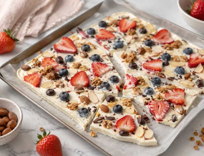 Frozen Yogurt Bark: A Viral Dessert That's Fresh and Low in Calories