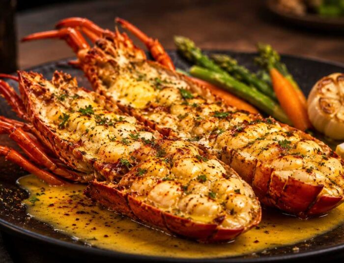 Premium Lobster Meal with Butter Garlic Sauce Goes Viral in Modern Restaurants