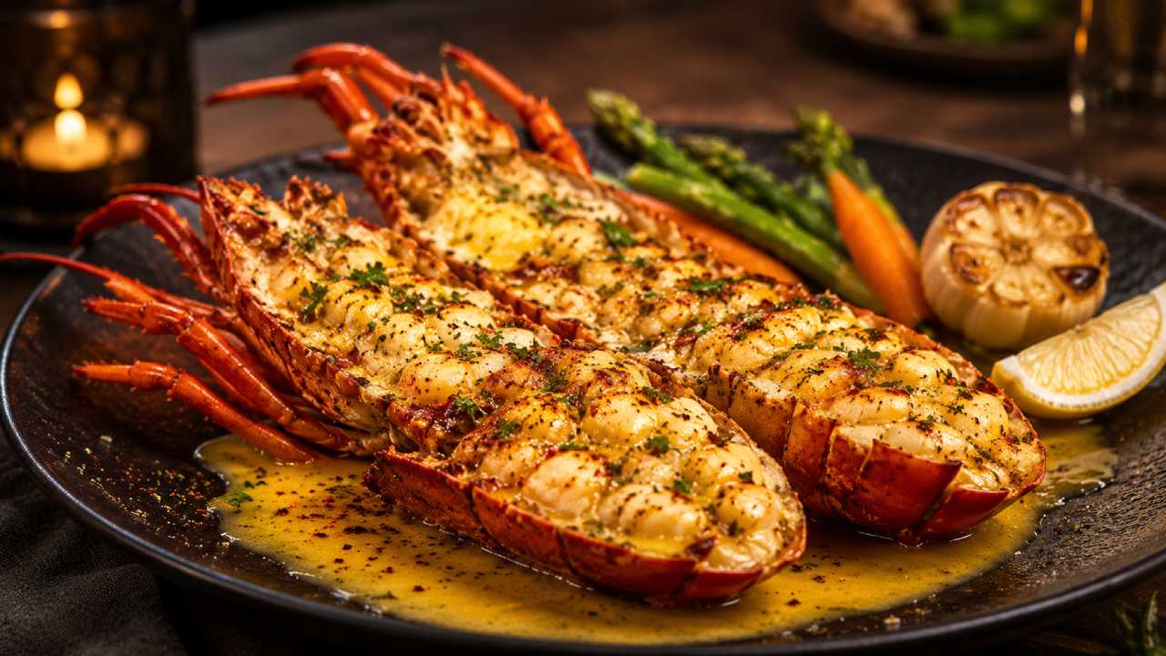 Premium Lobster Meal with Butter Garlic Sauce Goes Viral in Modern Restaurants