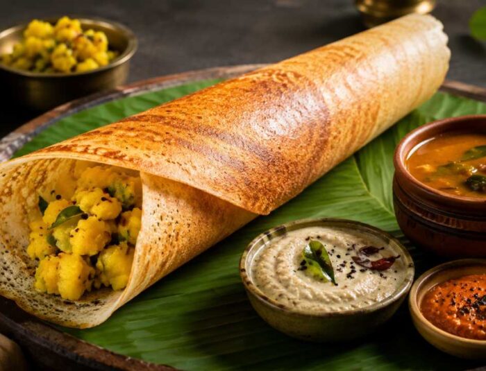 Masala Dosa: A Crunchy and Spiced Blend That's Hard to Forget