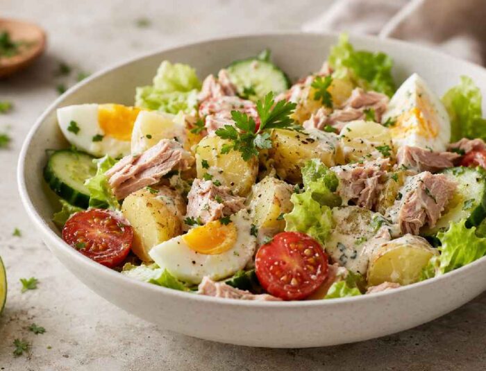 Tuna and Potato Salad: A Simple, Filling Meal for Your Diet