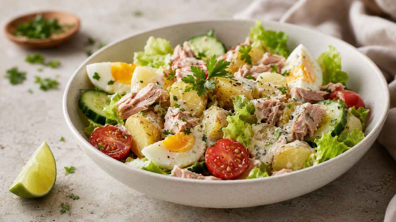 Tuna and Potato Salad: A Simple, Filling Meal for Your Diet