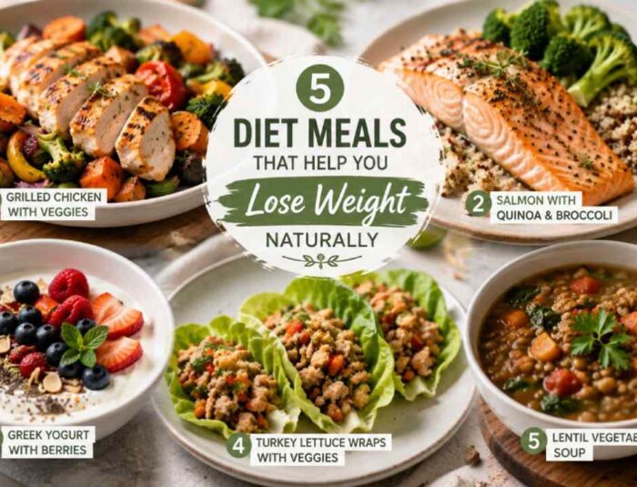 5 Diet Meals That Help You Lose Weight Naturally