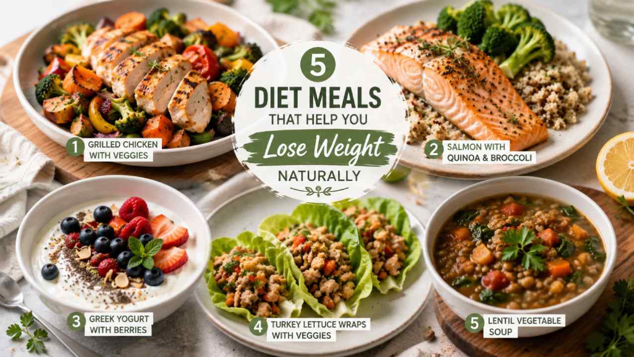 5 Diet Meals That Help You Lose Weight Naturally