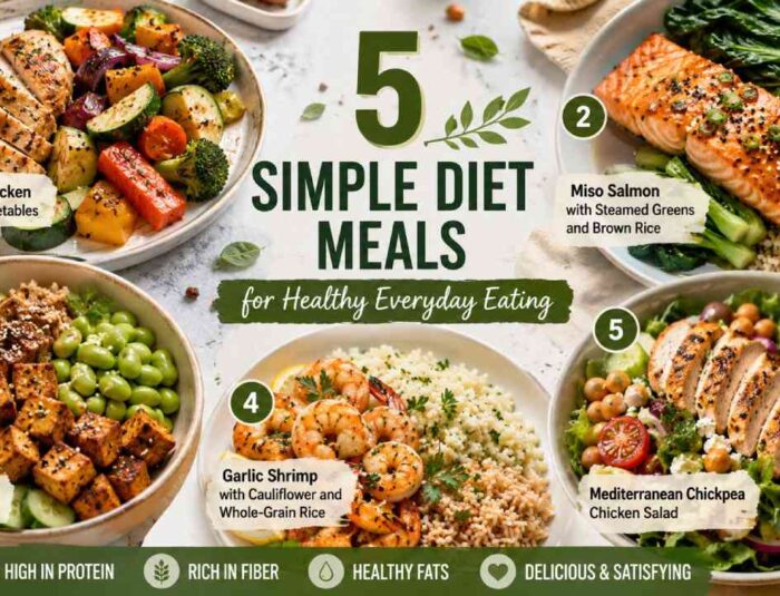 5 Simple Diet Meals for Healthy Everyday Eating