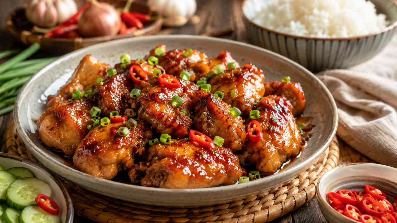 Vietnamese Caramel Chicken with a Rich Sweet and Savory Glaze