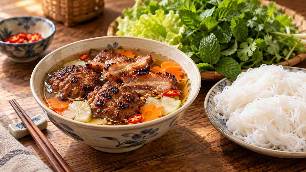 Bun Cha Brings Asian Flavor to Vietnamese Grilled Pork