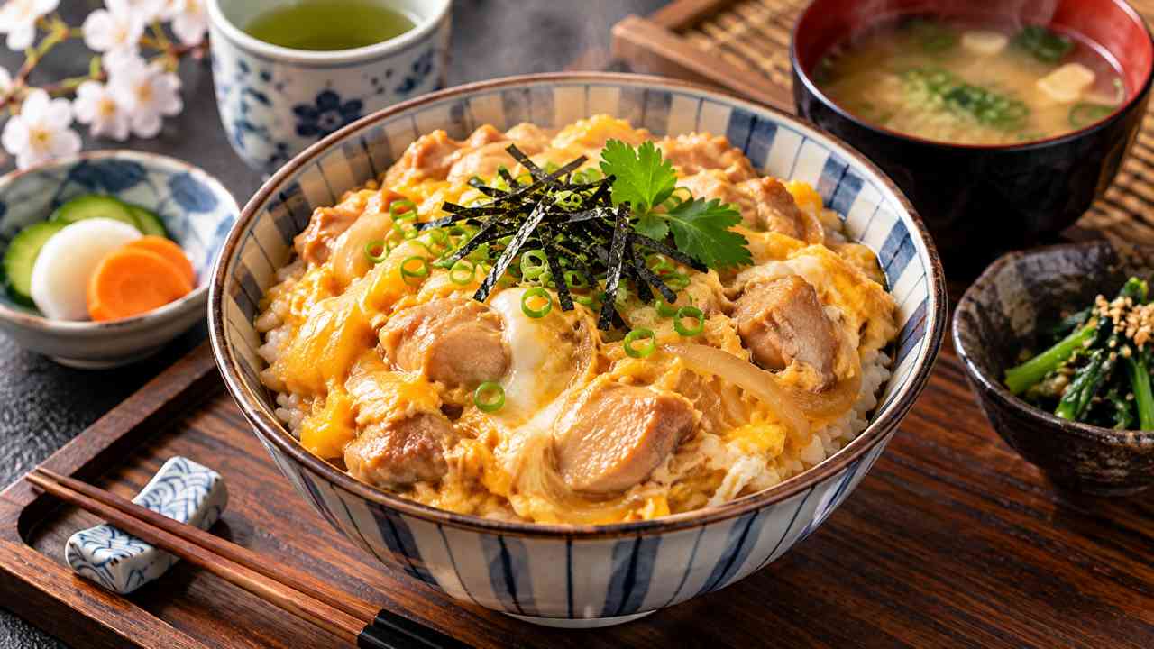 Japanese Oyakodon, A Comforting Asian Chicken and Egg Rice Bowl
