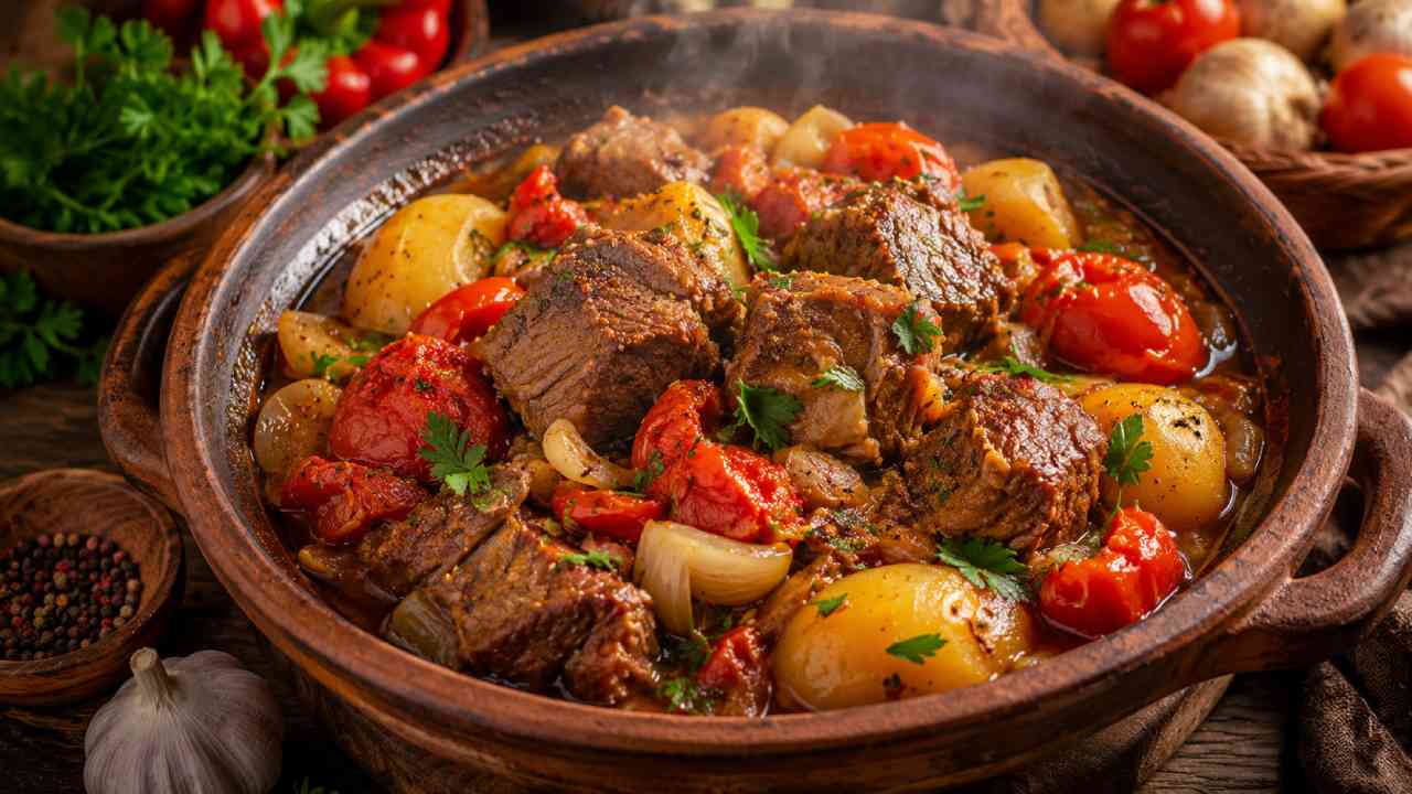 Khashlama Meals Bring Tender Meat and Slow-Cooked Vegetables Together