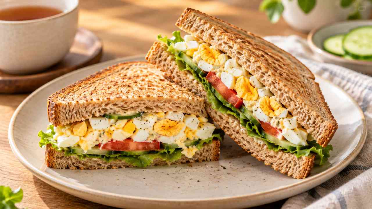 Whole Wheat Egg Sandwich: A Simple, Satisfying Breakfast